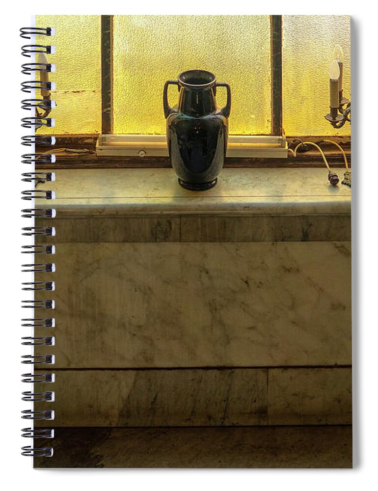 Havana Cuba Spiral Notebook featuring the photograph Havana Mansion by Tom Singleton