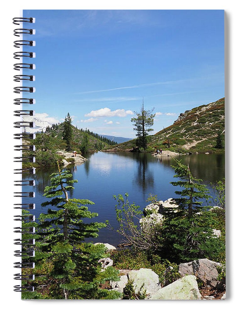 Shasta-trinity National Forest Spiral Notebook featuring the photograph Heart Lake,  Shasta Trinity National Forest by Joe Schofield