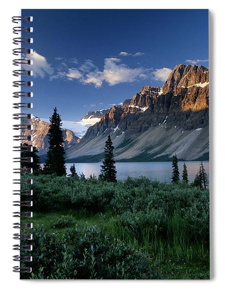 Scenics Spiral Notebook featuring the photograph Hector Lake, Banff National Park, Canada by Art Wolfe