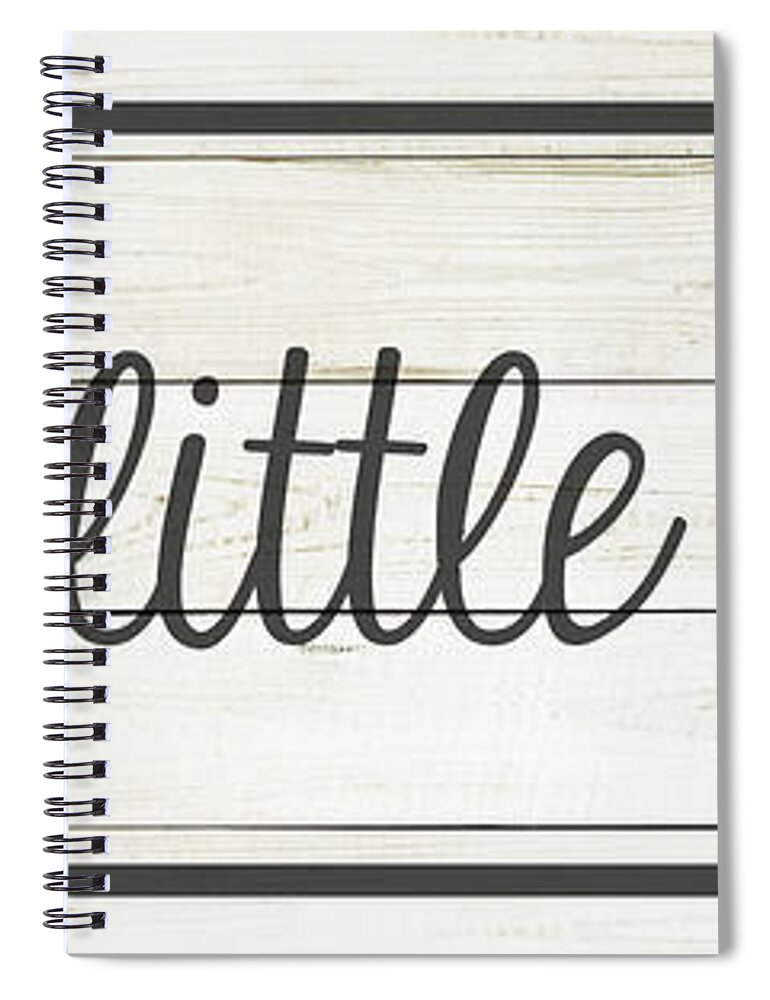 Hello Spiral Notebook featuring the mixed media Hello Little One by Sundance Q
