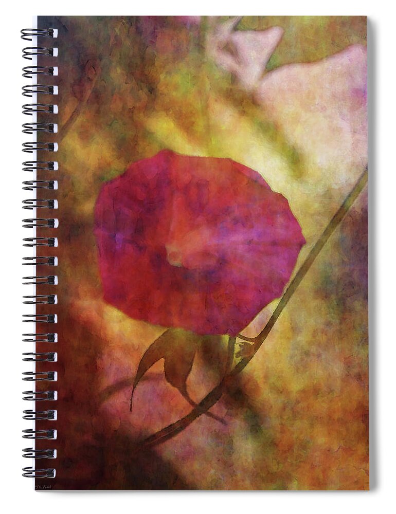 Impressionist Spiral Notebook featuring the photograph Hidden Among The Vines 3172 IDP_6 by Steven Ward