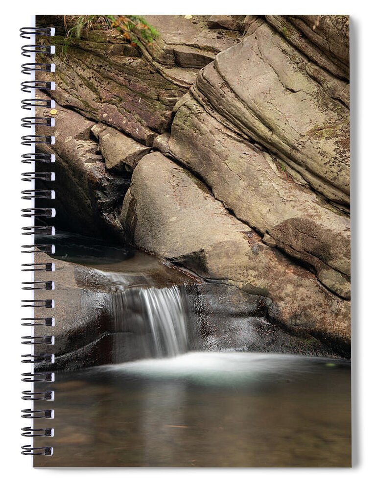 7tubs Spiral Notebook featuring the photograph Hidden Grotto Vertical 2 by Kristia Adams