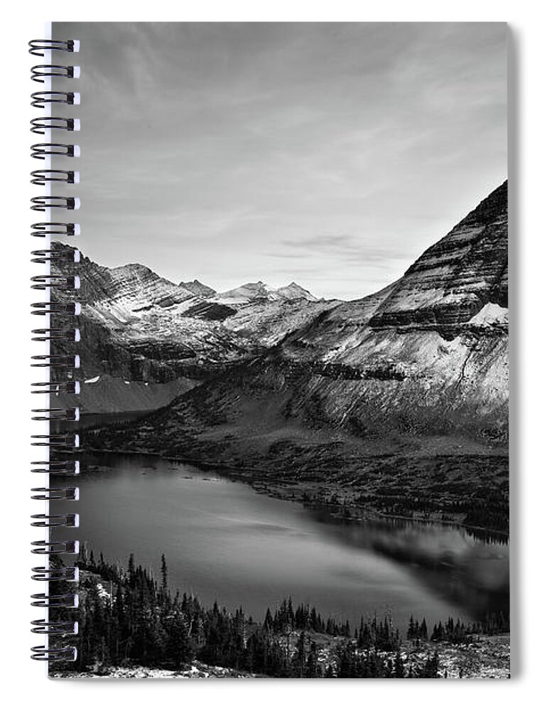 Scenics Spiral Notebook featuring the photograph Hidden Lake by Jesse Estes
