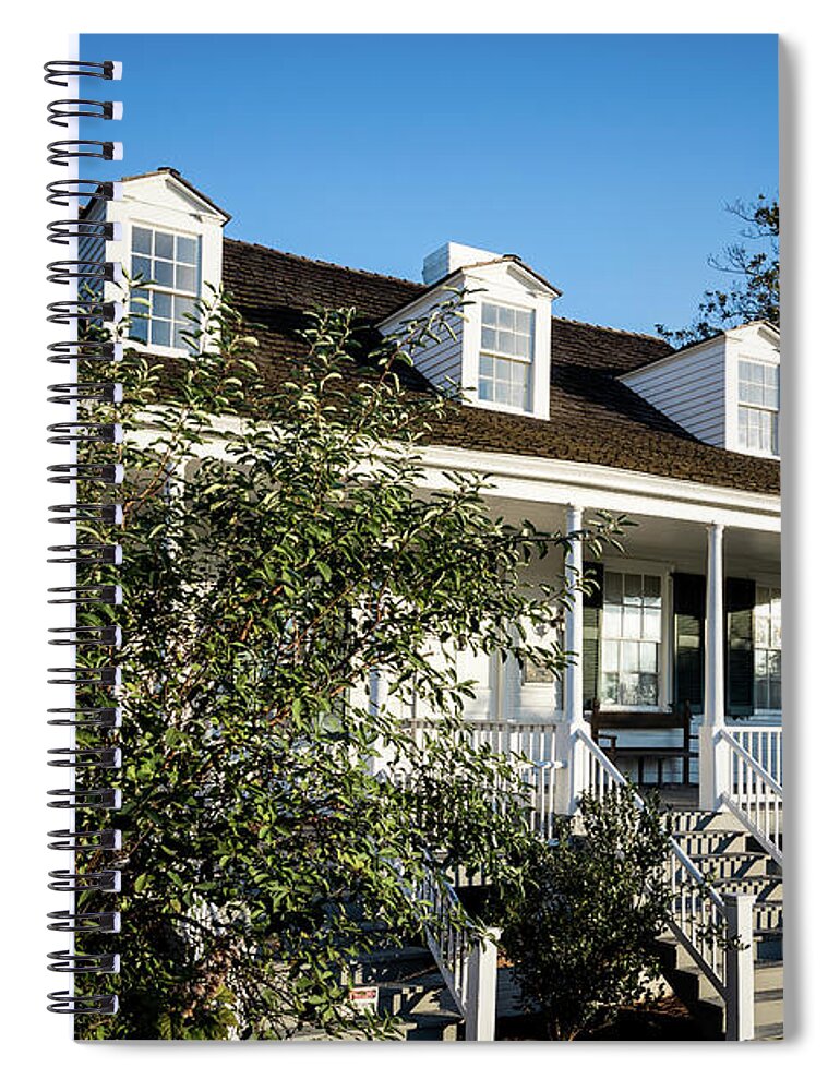 Historic Meadow Garden Augusta Ga - George Walton Home - Georgia Spiral Notebook featuring the photograph Historic Meadow Garden Augusta GA by Sanjeev Singhal