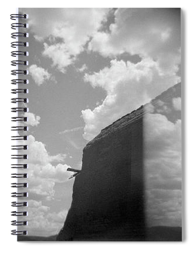 Pecos Spiral Notebook featuring the photograph Holga triptych 3 by Catherine Sobredo