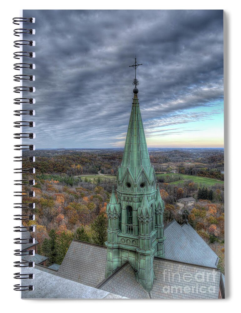 Church Spiral Notebook featuring the photograph Holy Moly by Amfmgirl Photography