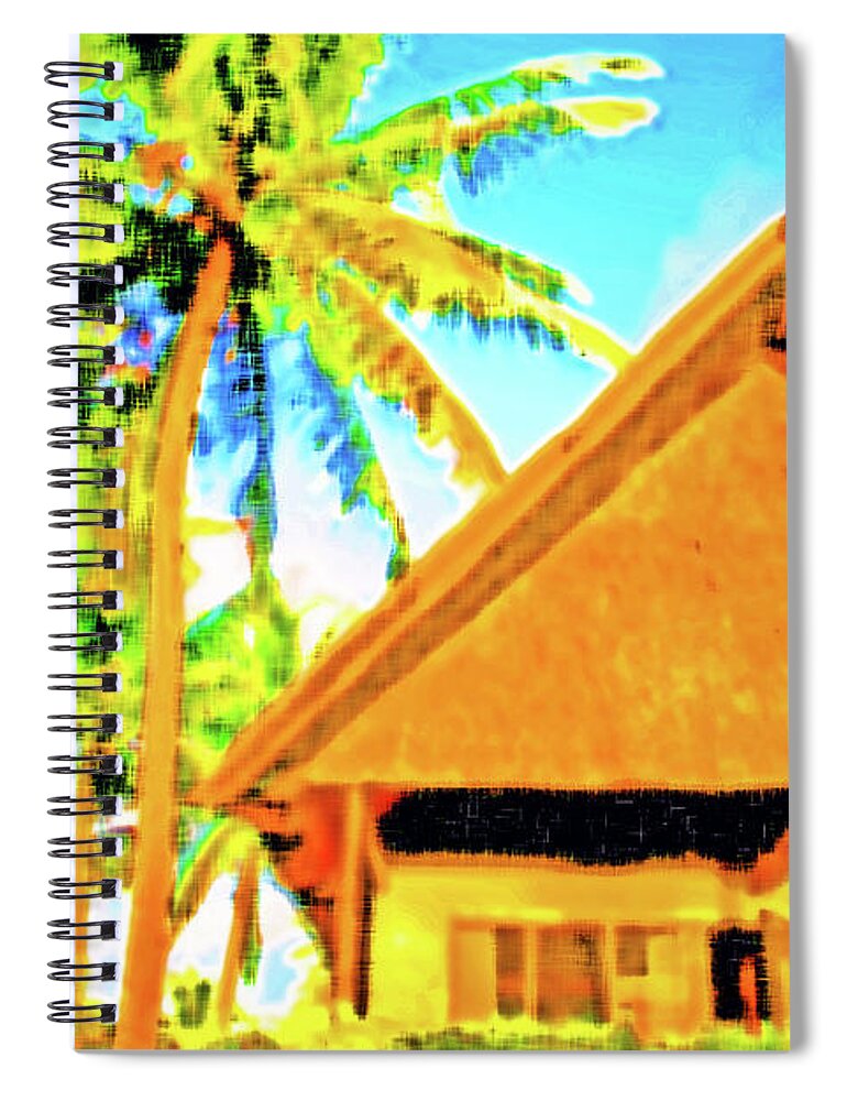 Fiji Spiral Notebook featuring the photograph Home in Fiji by Becqi Sherman