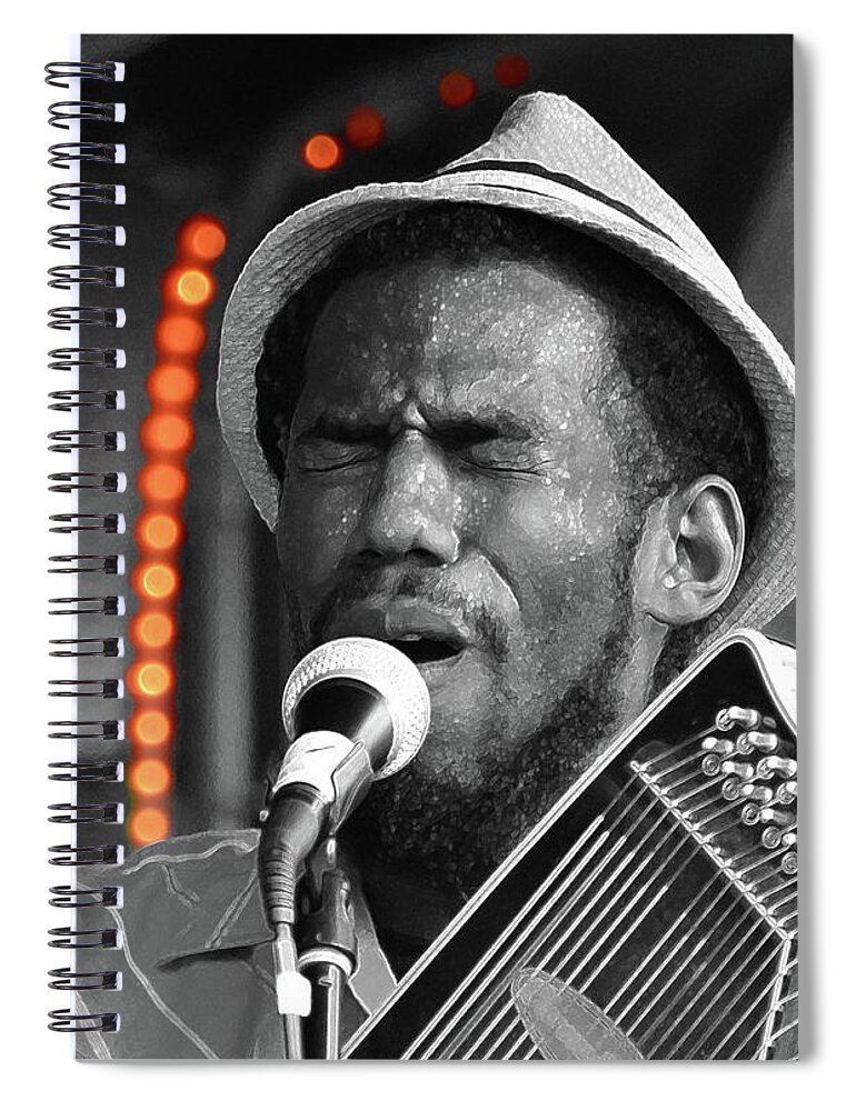 Hot Spiral Notebook featuring the photograph Hot August Night by Michael Frank