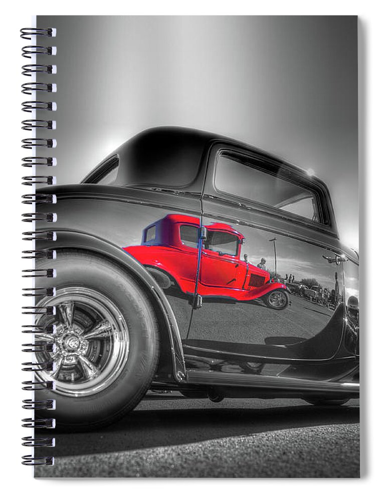 Arizona Spiral Notebook featuring the photograph Hot Rod 1003 by Kenneth Johnson