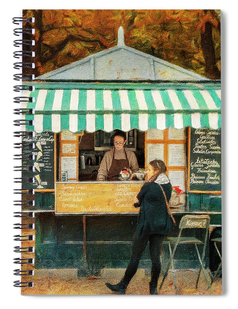 Tranquility Spiral Notebook featuring the photograph House of Treats by Craig J Satterlee
