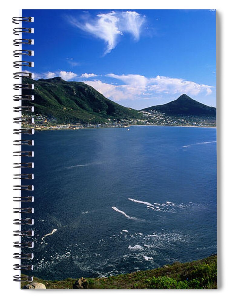 Outdoors Spiral Notebook featuring the photograph Hout Bay From Chapmans Peak Drive, Cape by Lonely Planet