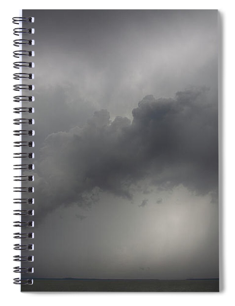 Cyclone Spiral Notebook featuring the photograph Hurricane Effect by Douglas Barnard
