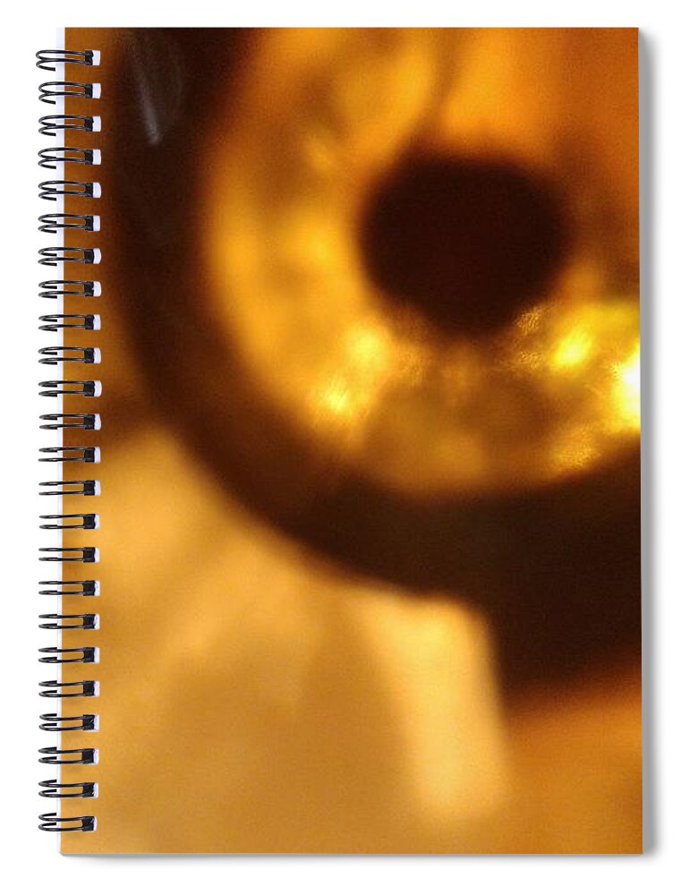 Bottle Spiral Notebook featuring the digital art I on U 71 by Scott S Baker