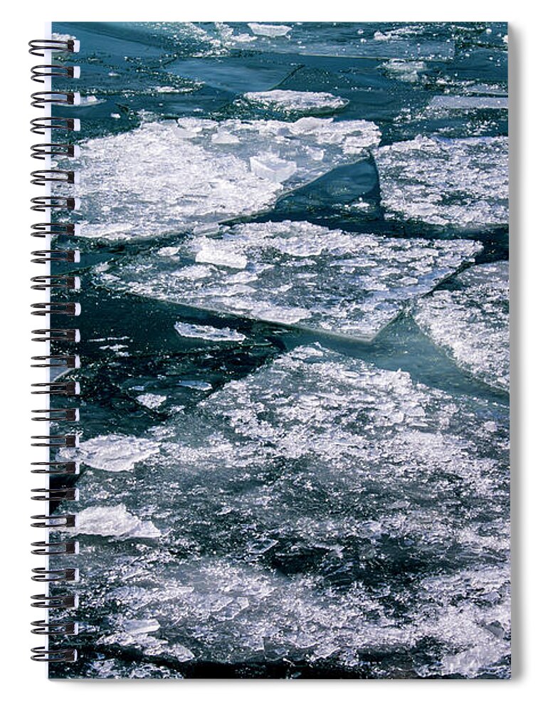Ice Spiral Notebook featuring the photograph Ice by Stuart Manning
