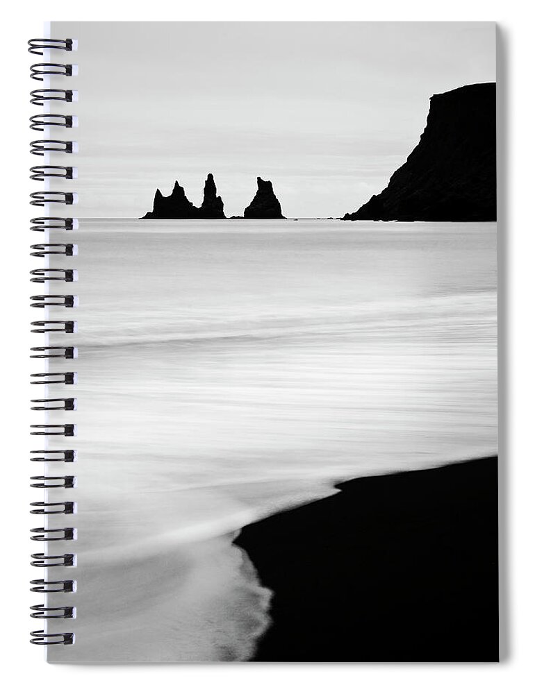 Scenics Spiral Notebook featuring the photograph Iclandic Landscape by Roine Magnusson