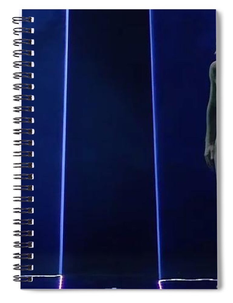 Pietà Spiral Notebook featuring the photograph Icons by Matteo TOTARO