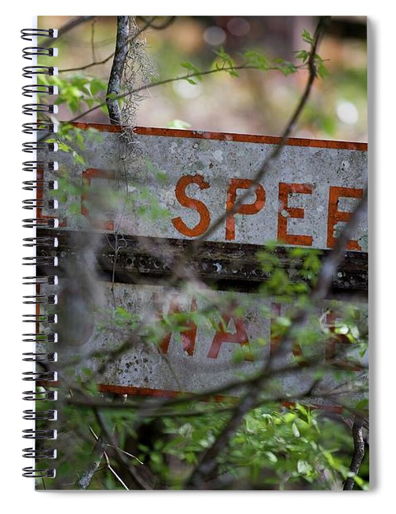 Idle Speed Spiral Notebook featuring the photograph Idle Speed by T Lynn Dodsworth