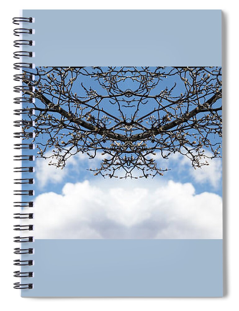 Branch Shapes Spiral Notebook featuring the photograph If Trees Could Fly - by Julie Weber