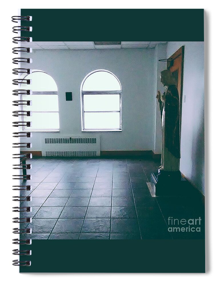 Jesus Spiral Notebook featuring the photograph In All Circumstances, Give Thanks by Frank J Casella