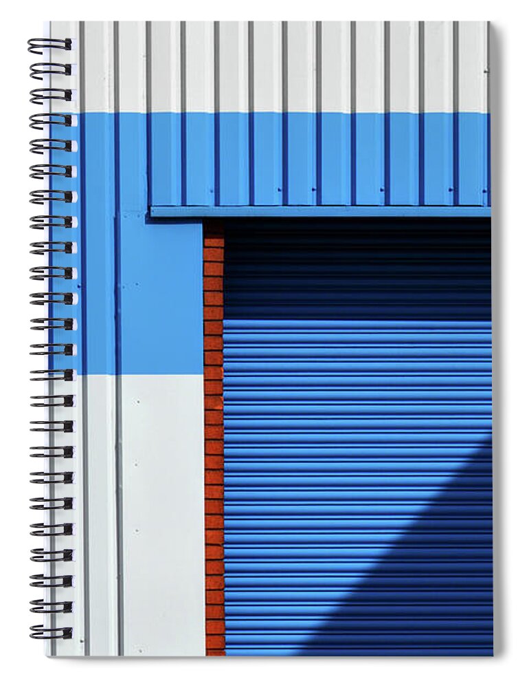 Urban Spiral Notebook featuring the photograph Industrial Minimalism 15 by Stuart Allen