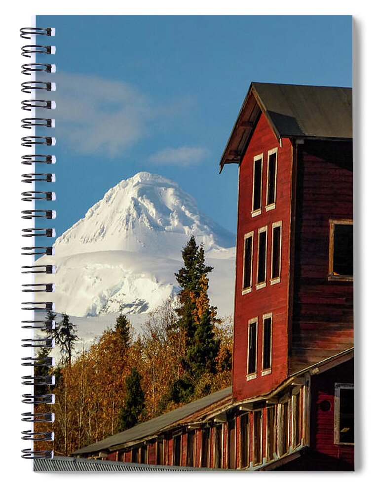 Landscape Spiral Notebook featuring the photograph Industry Fades, Wilderness Stays by Dianne Milliard