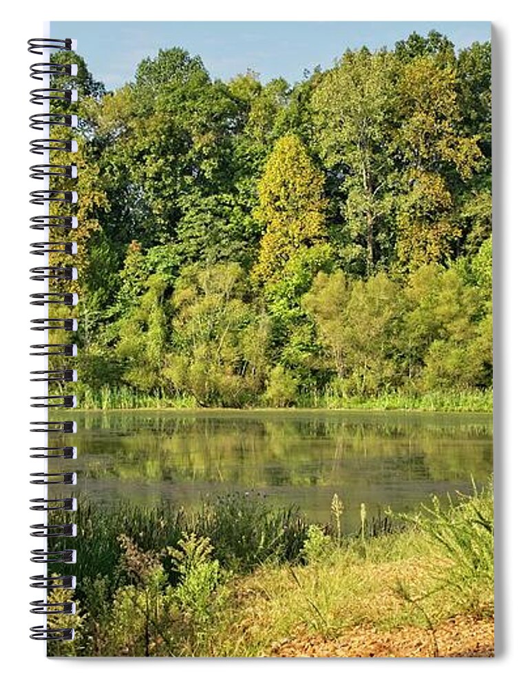 Landscapephotography Spiral Notebook featuring the photograph Inlet To Serenity by John Benedict