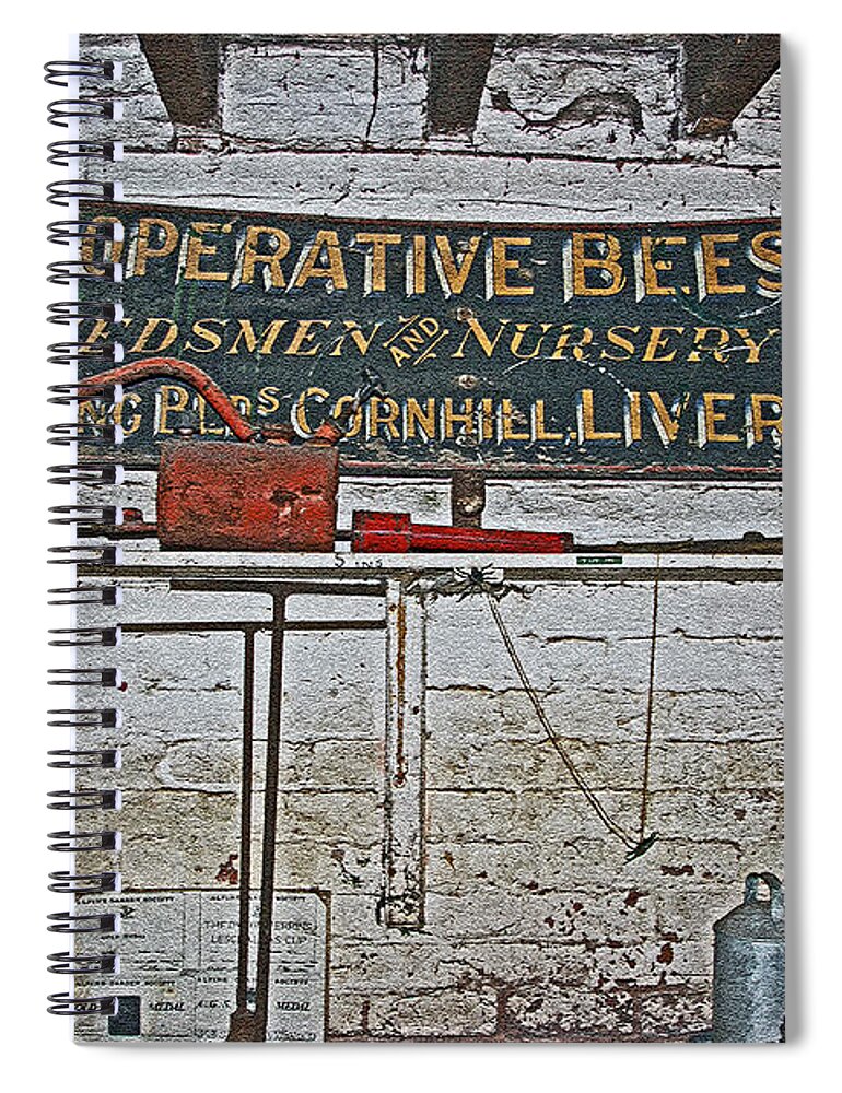 Inside The Man Cave. Spiral Notebook featuring the photograph Inside the Man Cave. by Lachlan Main