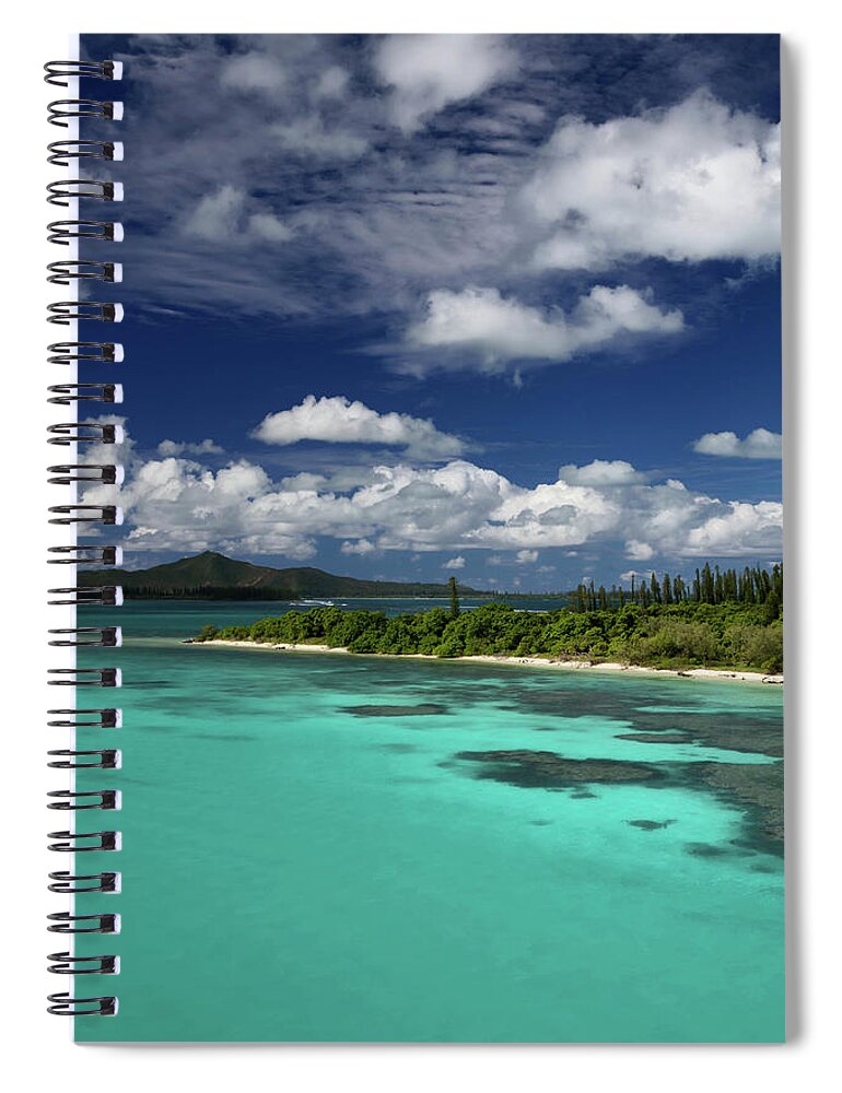 Scenics Spiral Notebook featuring the photograph Islet Coral Lagoon by Mako Photo