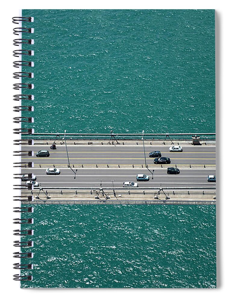 Istanbul Spiral Notebook featuring the photograph Istanbul Bosphorus Bridge by Omersukrugoksu