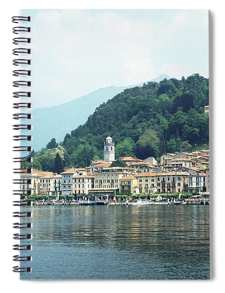 Outdoors Spiral Notebook featuring the photograph Italy, Lombardy, Bellagio On Lake Como by Andy Sotiriou