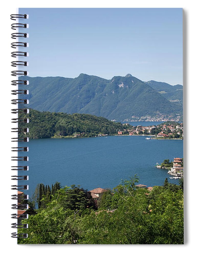 Scenics Spiral Notebook featuring the photograph Italy, Lombardy, Lake Como by Buena Vista Images