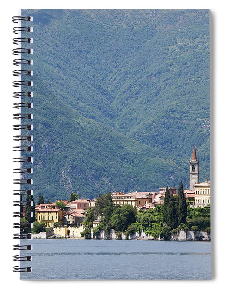 Old Town Spiral Notebook featuring the photograph Italy, Lombardy, Lake Como, Varenna by Buena Vista Images