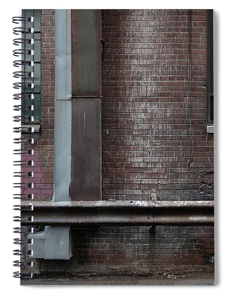 Urban Spiral Notebook featuring the photograph It's Raining Something by Kreddible Trout