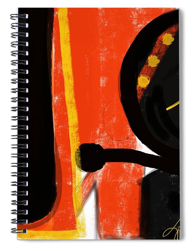 Susanfielderart Spiral Notebook featuring the digital art I've Got Your Back by Susan Fielder