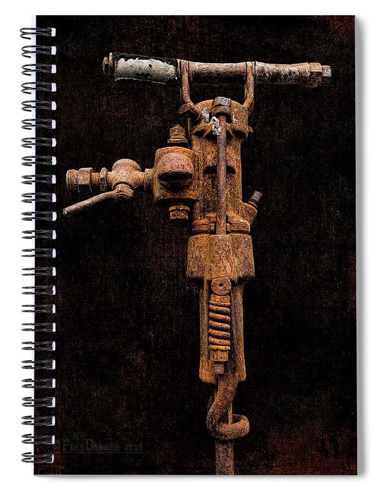 Alaska Spiral Notebook featuring the photograph Jack Hammer by Fred Denner