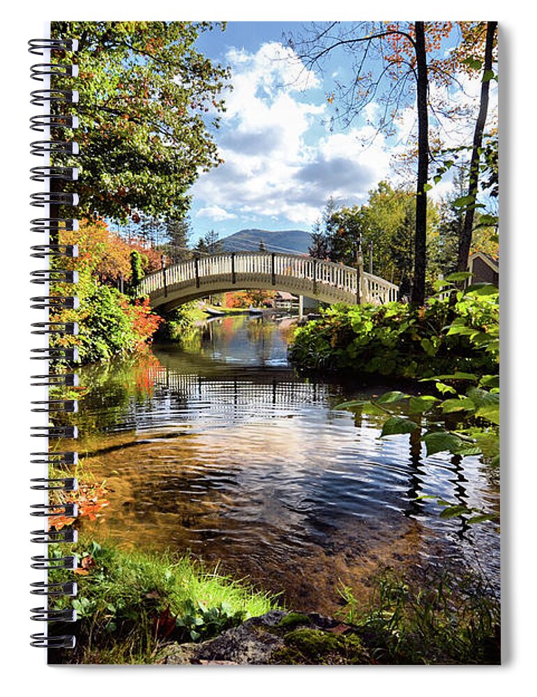 Jackson Spiral Notebook featuring the photograph Jackson, New Hampshire by Colleen Phaedra