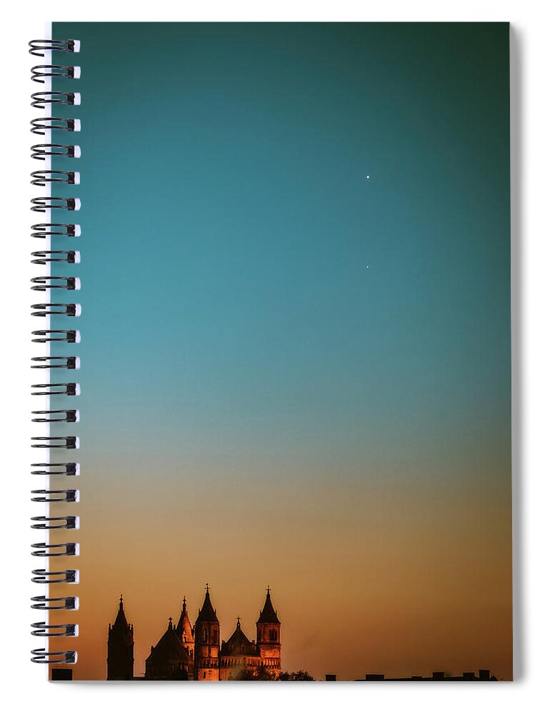 Worms Spiral Notebook featuring the photograph January Dawn by Marc Braner