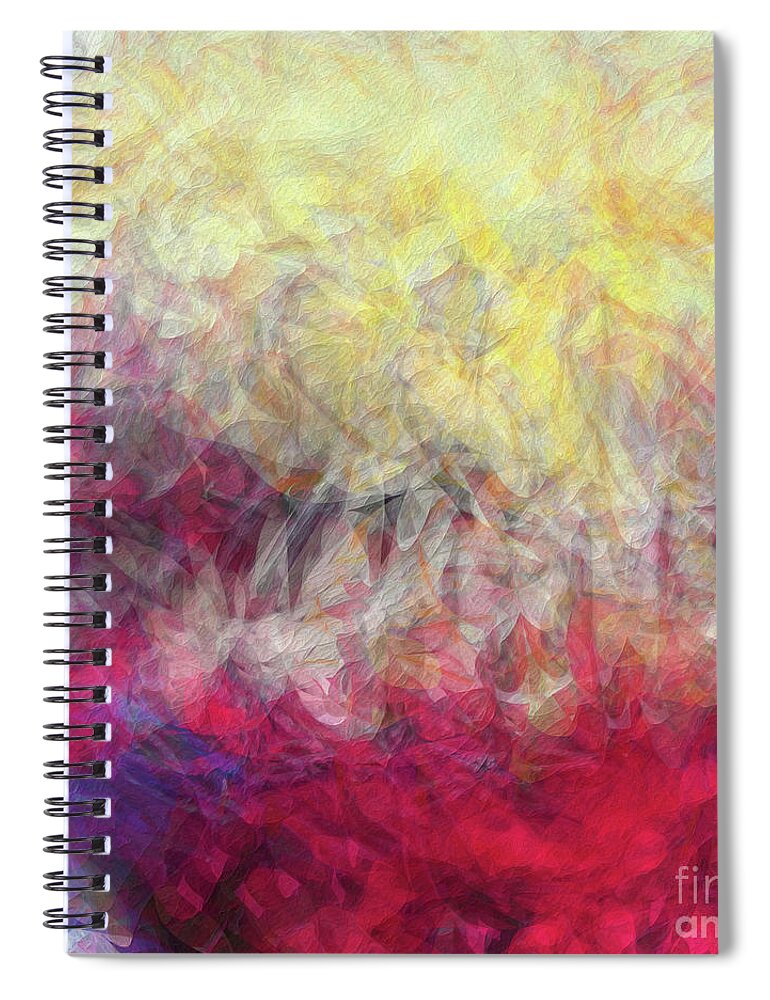 Red Spiral Notebook featuring the painting Jesus Christ, Rose of Sharon. Song of Solomon 2 1 by Mark Lawrence