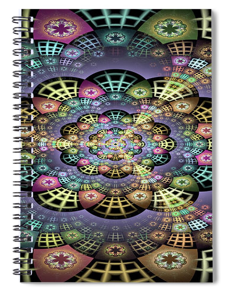 John Spiral Notebook featuring the digital art John by Missy Gainer