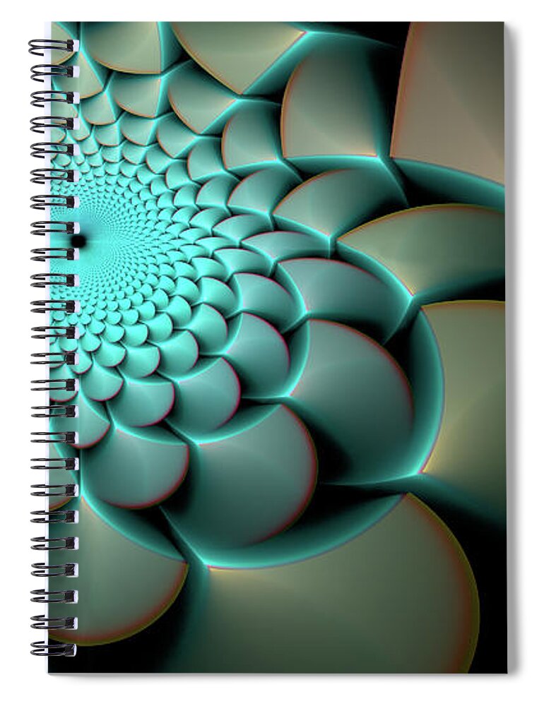 Jude Spiral Notebook featuring the digital art Jude by Missy Gainer