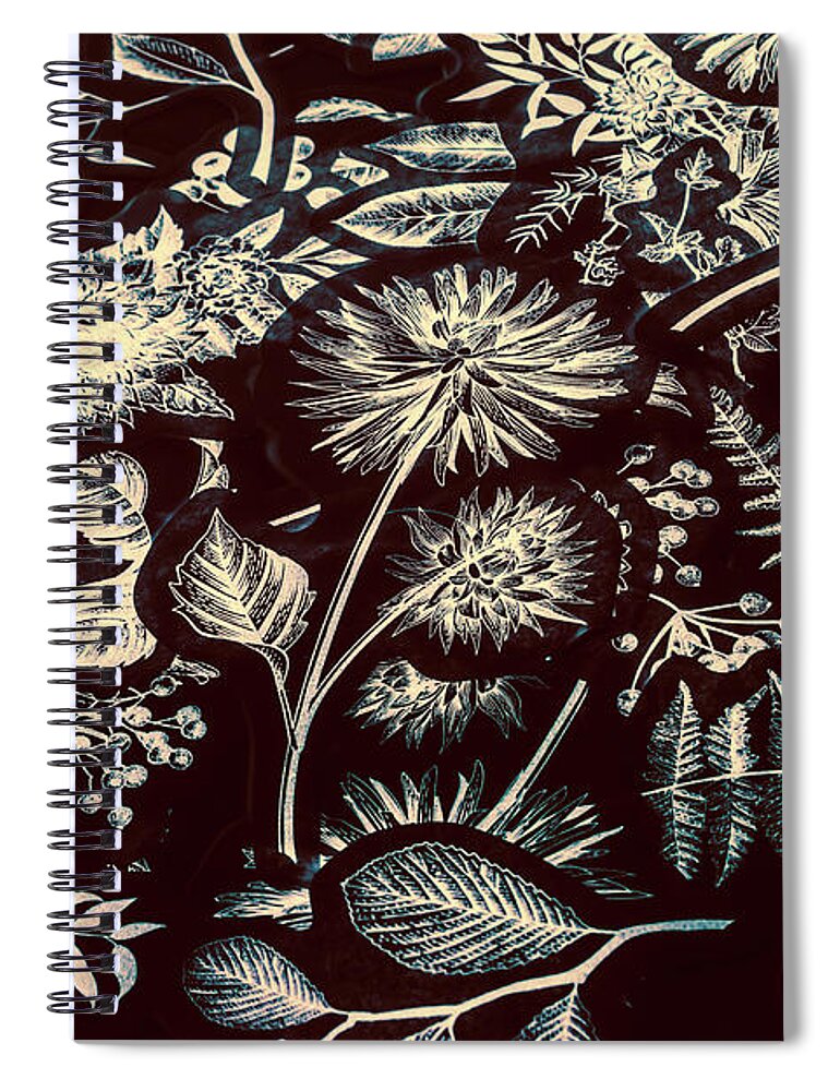 Background Spiral Notebook featuring the photograph Jungle flatlay by Jorgo Photography