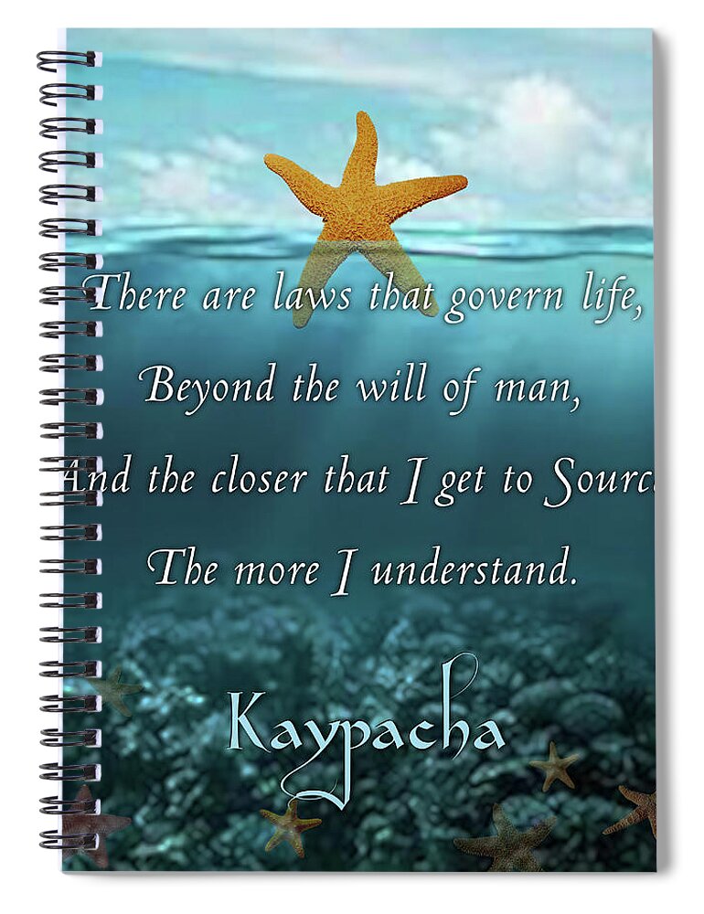 Astrology Spiral Notebook featuring the digital art Kaypacha- June 12, 2019 by Richard Laeton