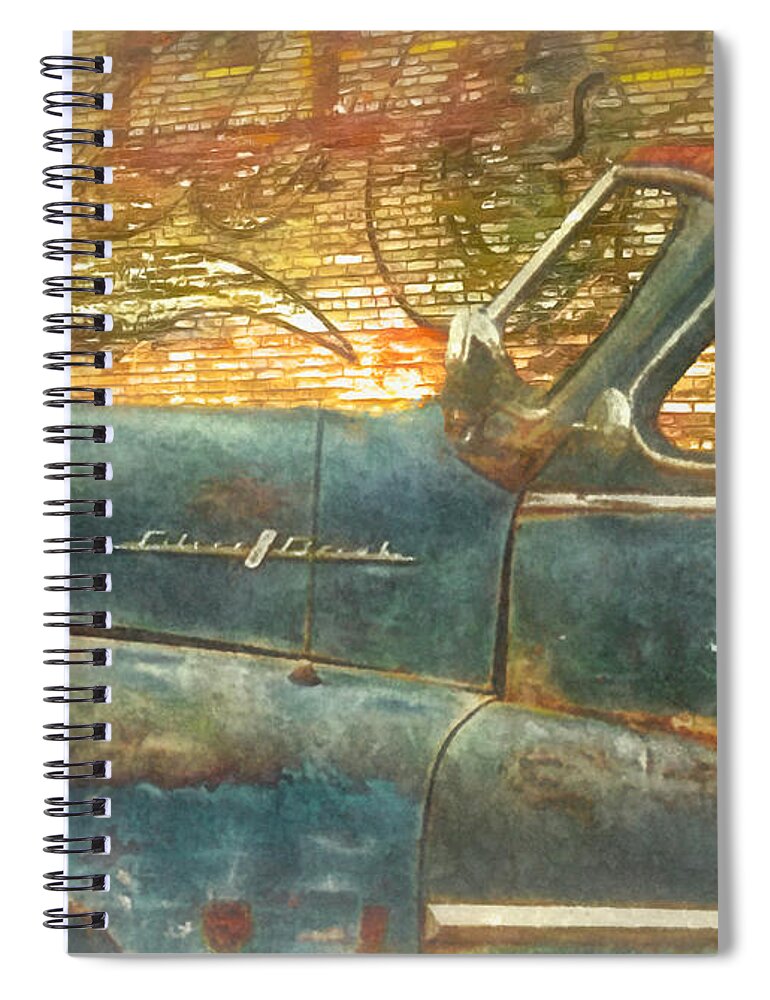  Spiral Notebook featuring the photograph Keepin it Old School by Jack Wilson