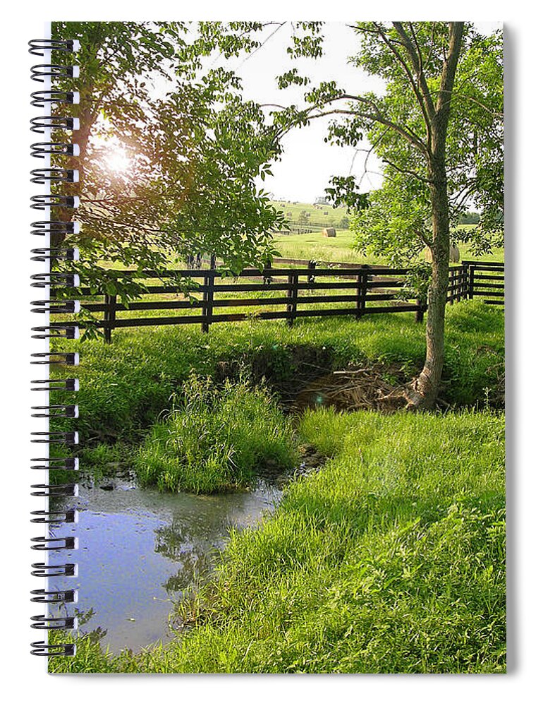 Kentucky Spiral Notebook featuring the photograph Kentucky Morning by Randall Dill