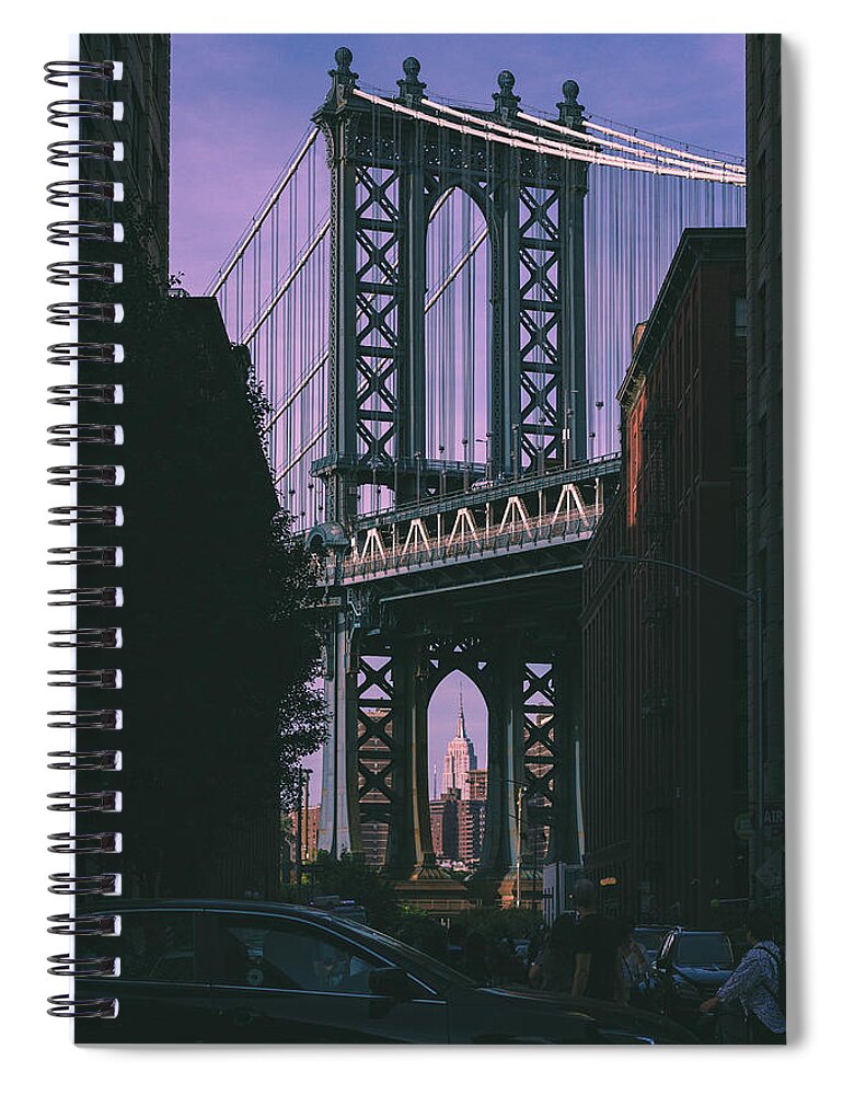 Manhattan Spiral Notebook featuring the photograph Keyhole by Peter Hull
