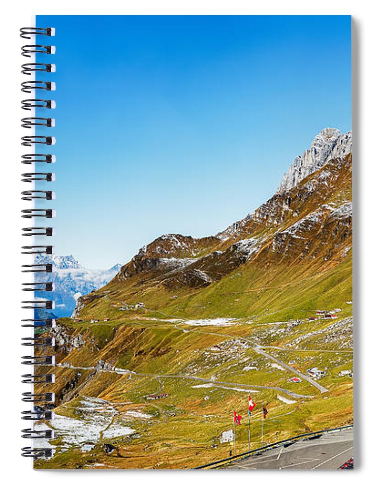 Nature Spiral Notebook featuring the photograph Klausenpasshohe by Rick Deacon