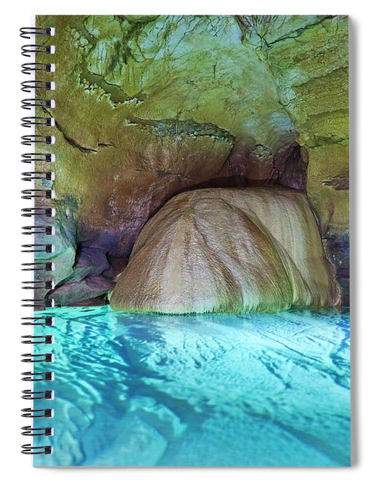 Scenics Spiral Notebook featuring the photograph Krizna Jama Karst Cave, Slovenia by Piranka