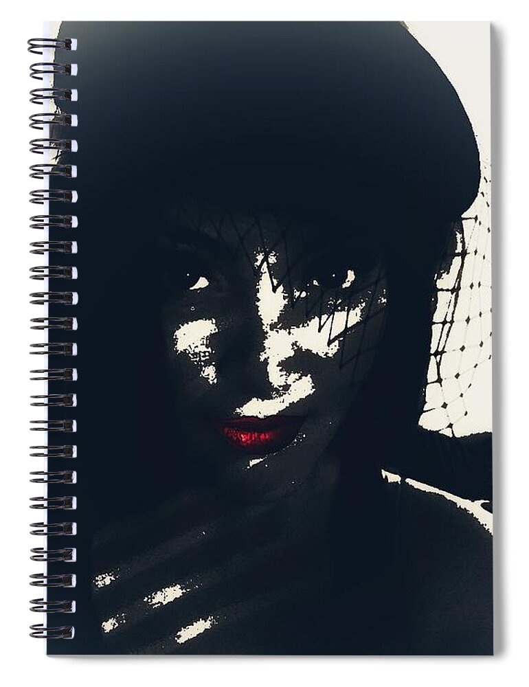 Woman Spiral Notebook featuring the photograph La Mujer by Veronica Perez