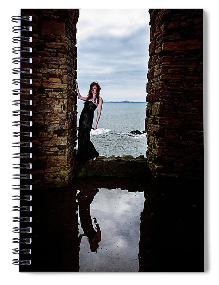 Arch Spiral Notebook featuring the photograph Ladys Tower by Howard Ashton-jones