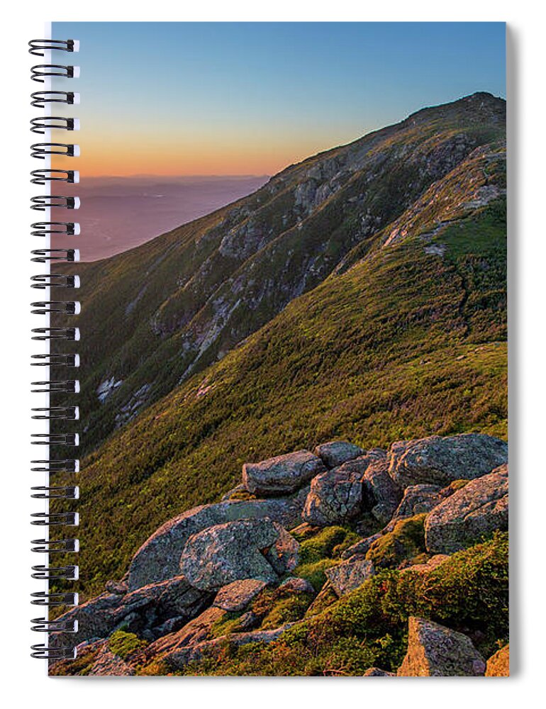 Lafayette Spiral Notebook featuring the photograph Lafayette Sunset by White Mountain Images